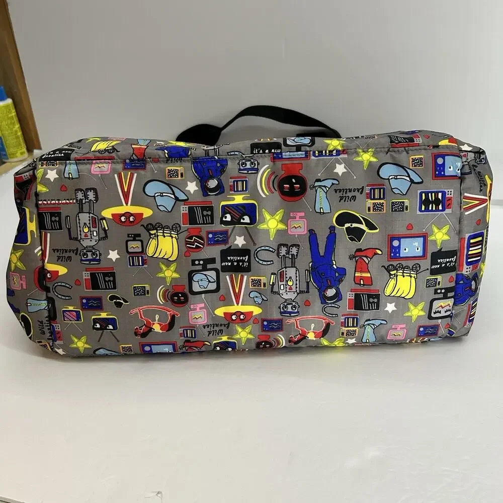 LeSportsac Ryan Baby Tote Diaper Bag Buckaroo HTF Rare With Changing Pad